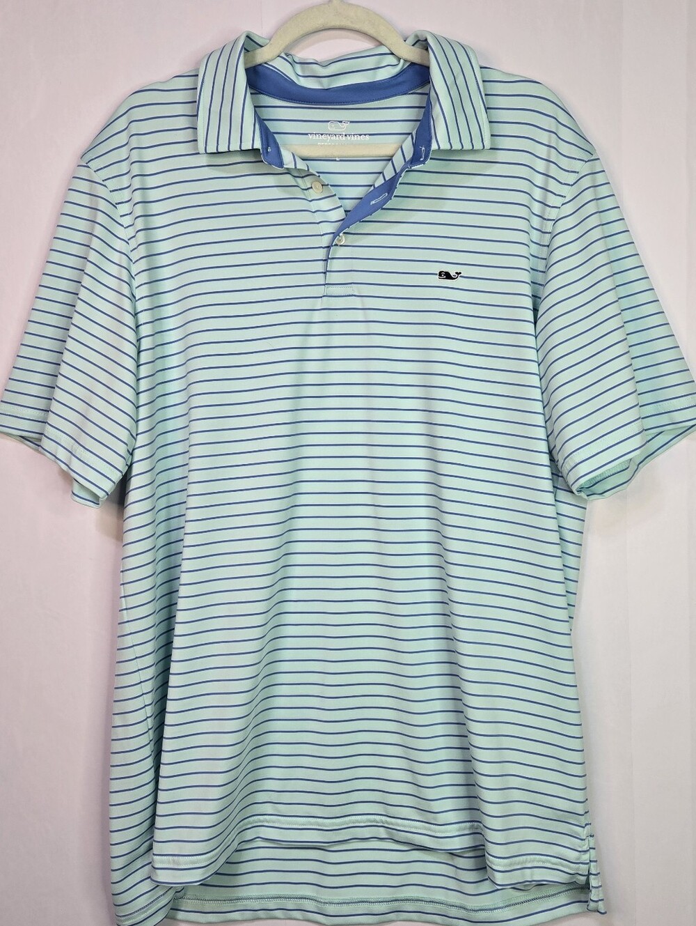 Vineyard Vines Bundle Of 2 Size L Men's Striped Performance Polos - Picture 8 of 12